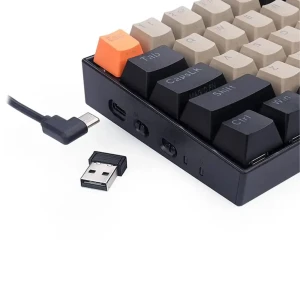 کیبورد بی سیم مکانیکال گیمینگ ردراگون مدل  Elite K530OG BK GY RGB PRO